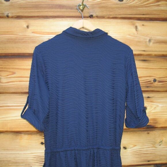 J. MCLAUGHLIN Westport Navy Raffia Jacquard Romper - Picture 8 of 9
